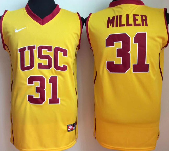 NCAA Men USC Trojans YELLOW 31 miller